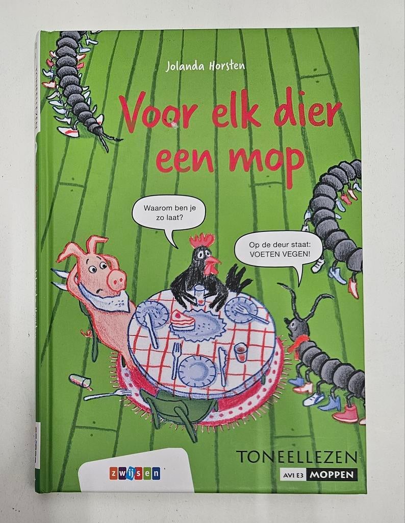 Jolanda Horsten - Voor elk dier een mop, Boeken, Kinderboeken | Jeugd | onder 10 jaar, Non-fictie, Ophalen of Verzenden, Zo goed als nieuw