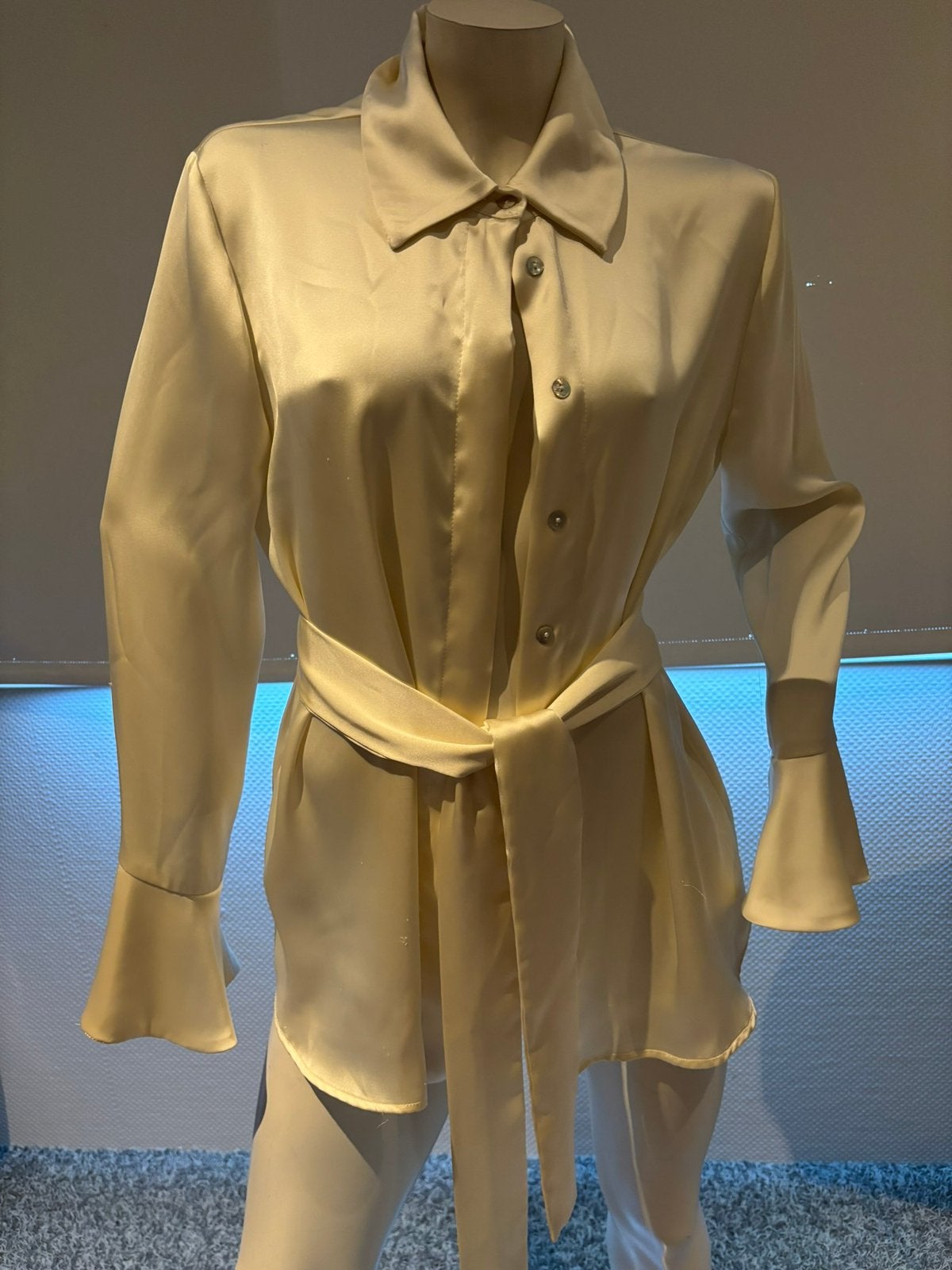 Compagnia italiana blouse met riem maat it 44 nl 40, Kleding | Dames, Ophalen of Verzenden, Zo goed als nieuw, Maat 38/40 (M)