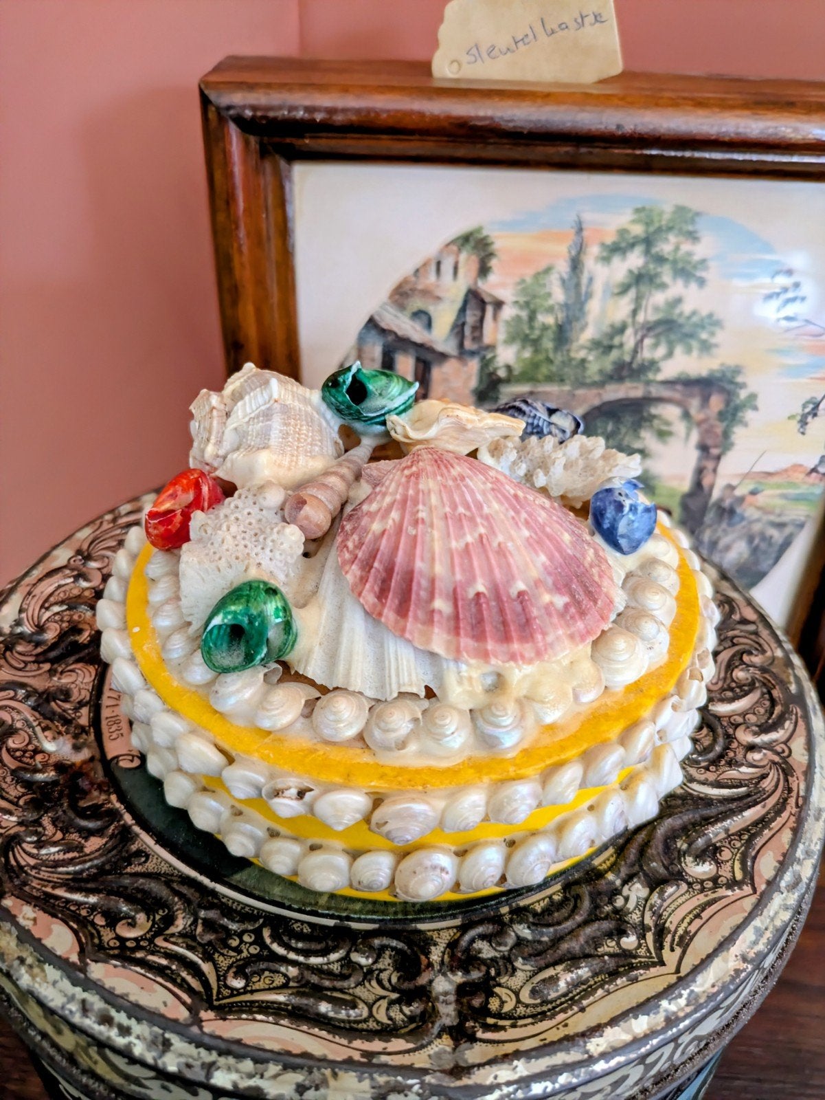 Vintage Schelpen Doosje, Antiek en Kunst, Ophalen of Verzenden
