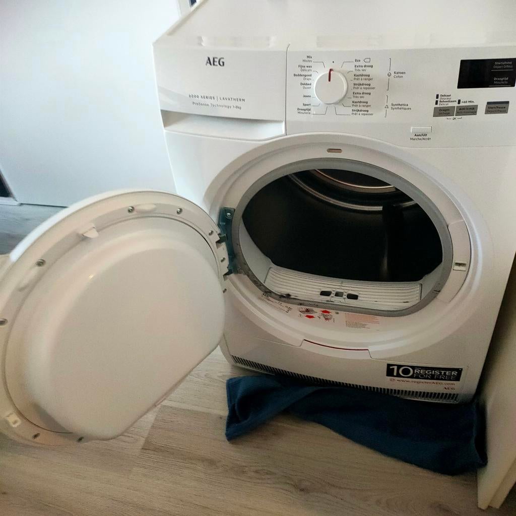 Wasdroger AEG, Witgoed en Apparatuur, Ophalen of Verzenden, Condens, Minder dan 85 cm