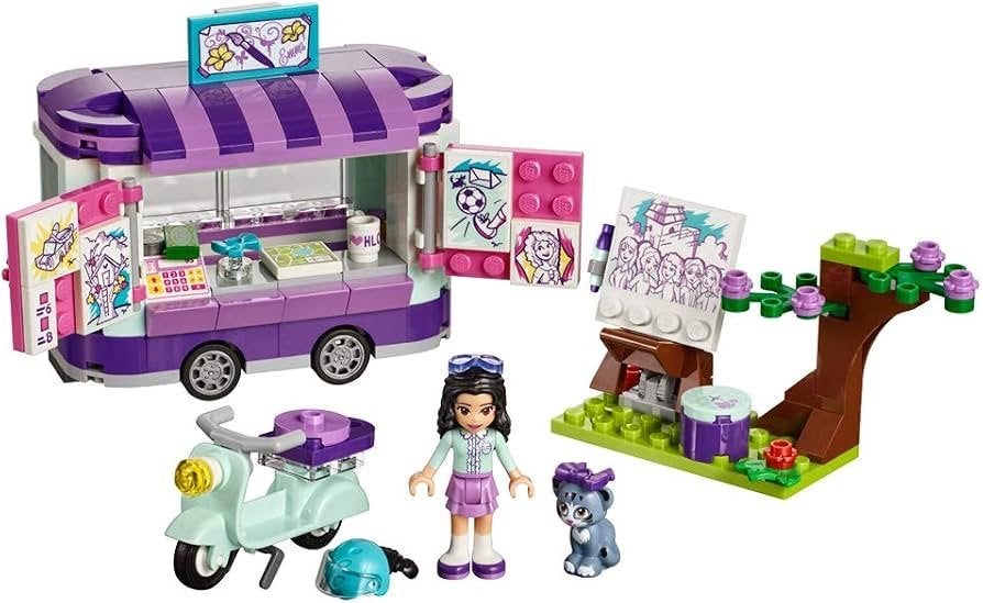 Lego Friends Sets: Emma's art stand, Olivia's vehicle & Meer, Gebruikt, Lego, Inclusief instructies, Friends