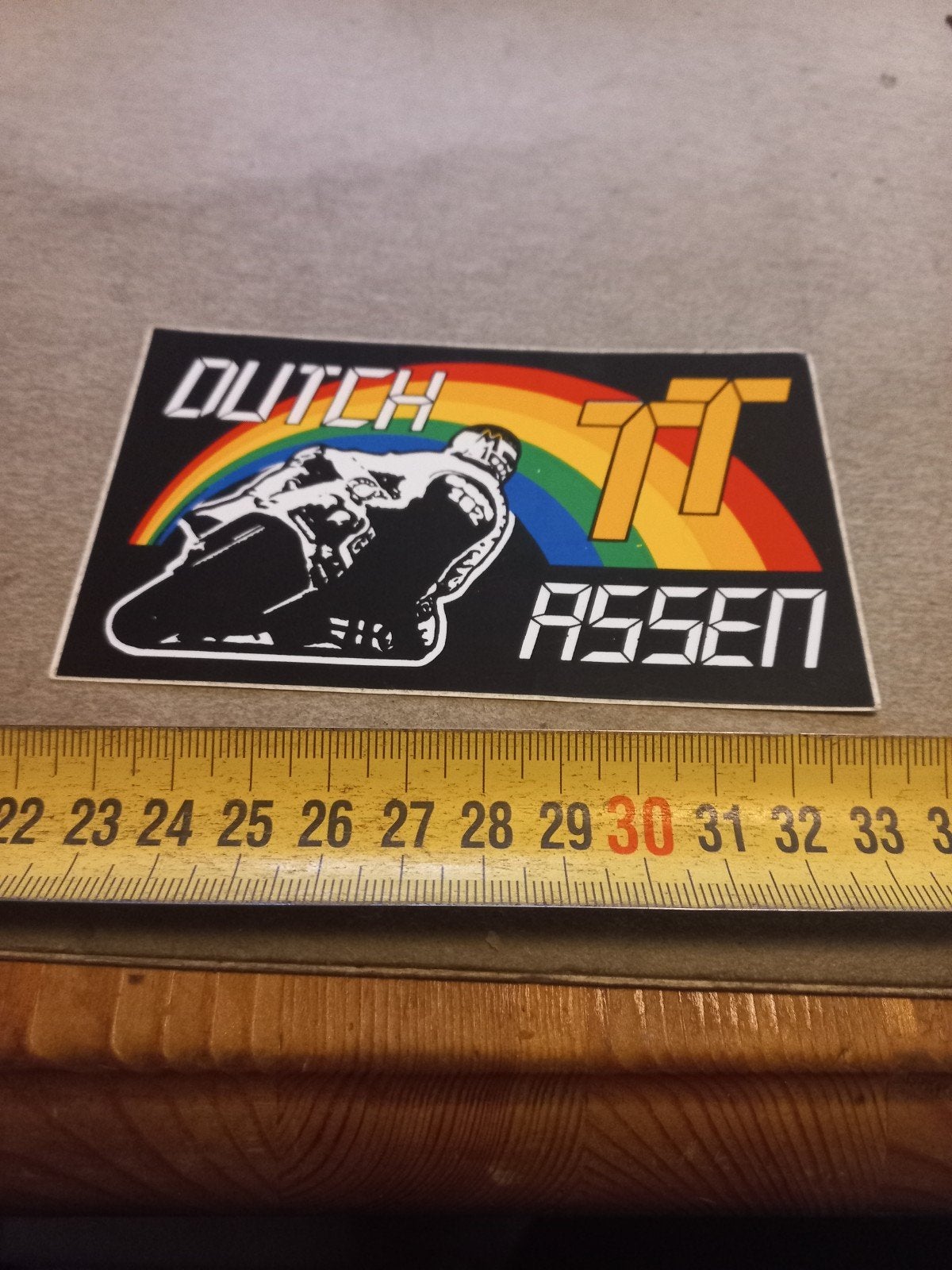 Dutch TT Assen Sticker - Motorrace Evenement, Ophalen of Verzenden, Zo goed als nieuw, Auto of Motor