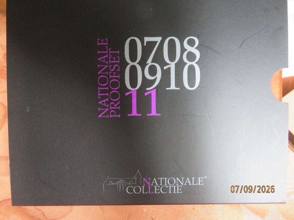 No.242- PROOFSET 2011 Nederland Met extra Erasmus €2.00, Postzegels en Munten, Ophalen of Verzenden, Koningin Beatrix, Euro's