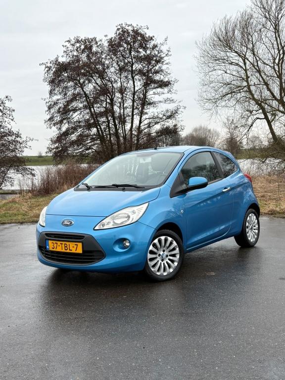 Ford Ka 1.2 Titanium X 2012 AIRCO LMT Velgen Goed Onderhoude, Auto's, Ford, Voorwielaandrijving, Euro 5, Gebruikt, 4 cilinders
