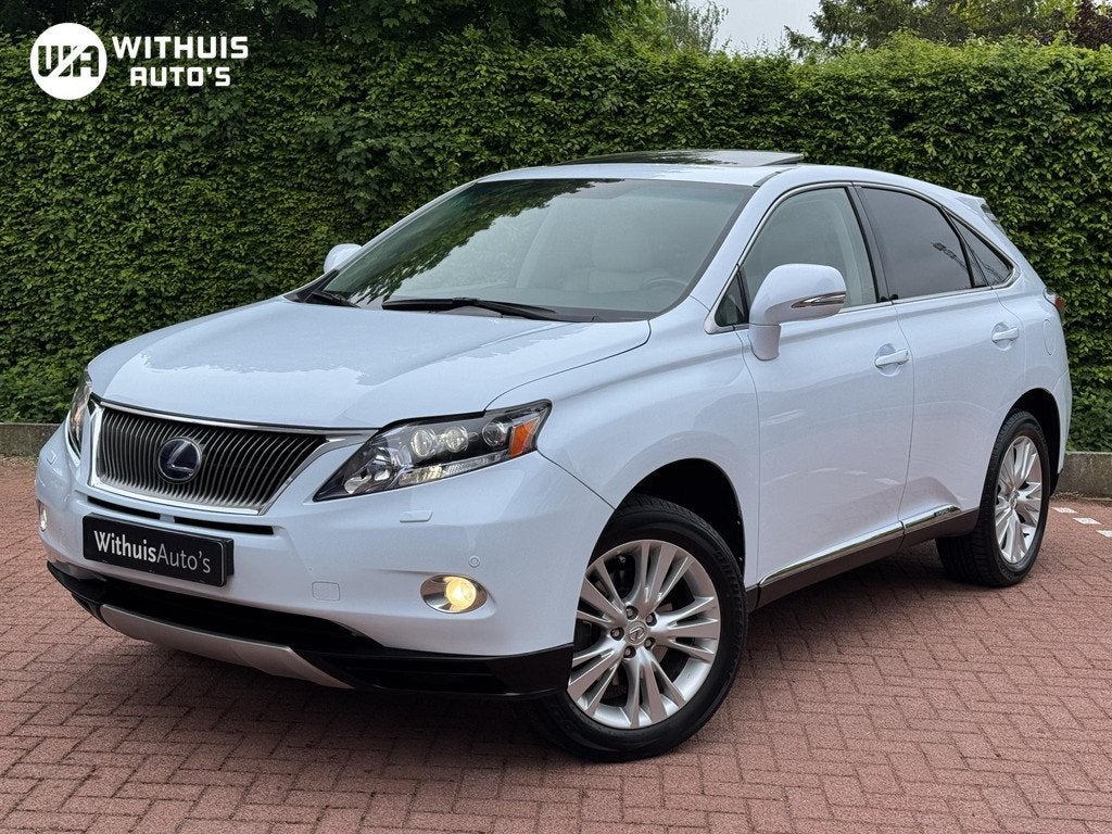 Lexus RX 450h 4WD President Luchtvering AdaptiveCruise MarkL, Auto's, Lexus, Automaat, Euro 5, Gebruikt, Wit