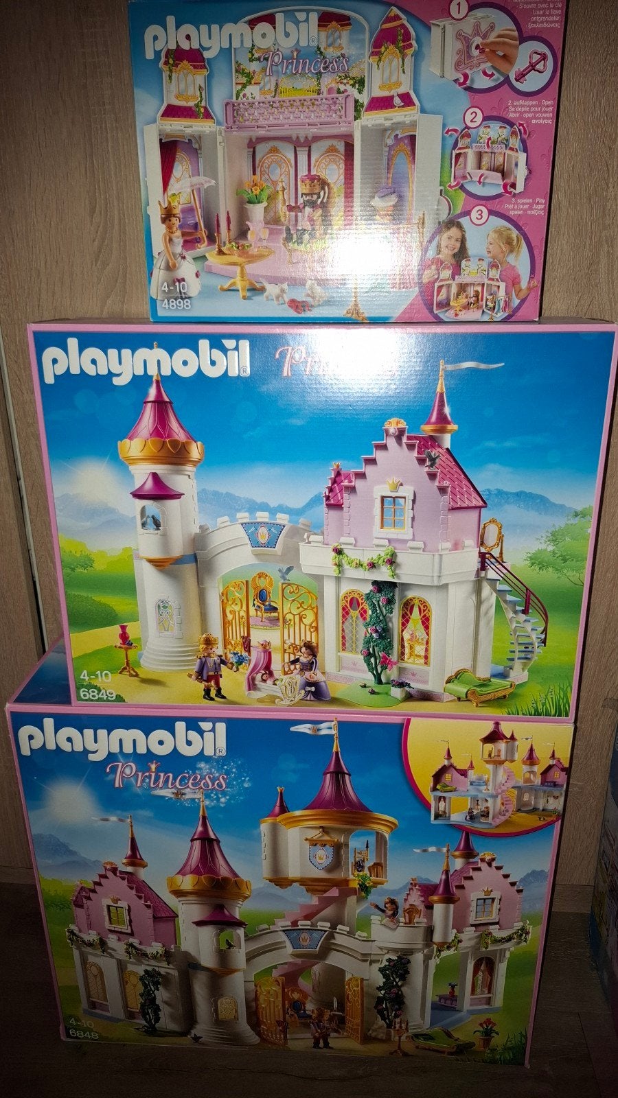 grote princessen kasteel 6848 met uitbreiding, 6849 en 4898, Kinderen en Baby's, Ophalen of Verzenden, Zo goed als nieuw, Complete set