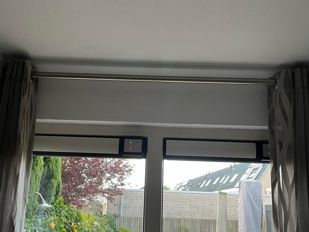 298cm exclusiefModerne RVS roede  van speciaalzaak, 3 meter, Ophalen of Verzenden, Gebruikt, Grijs, Minder dan 100 cm