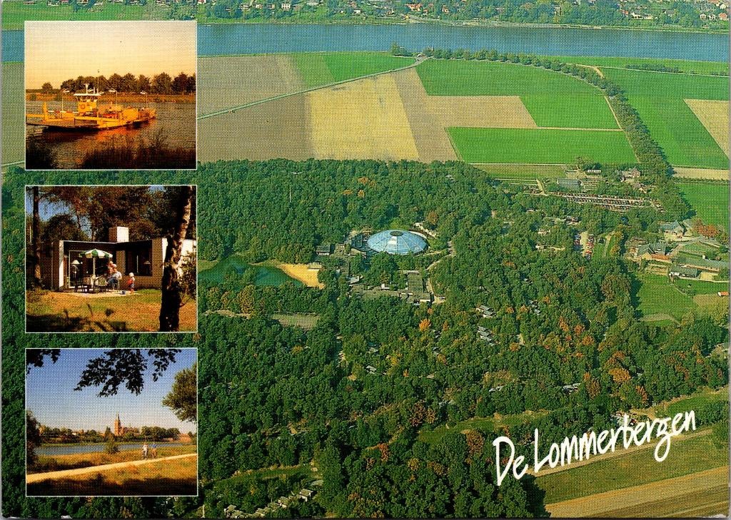 Reuver - De Lommerbergen luchtopname (1998), Verzamelen, Ansichtkaarten | Nederland, Verzenden, 1980 tot heden, Gelopen, Limburg