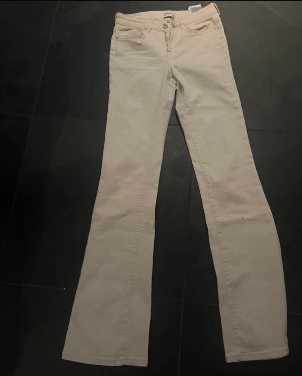 Only flared broek maat 36 (S), Verzenden, Beige, Nieuw, Maat 36 (S)
