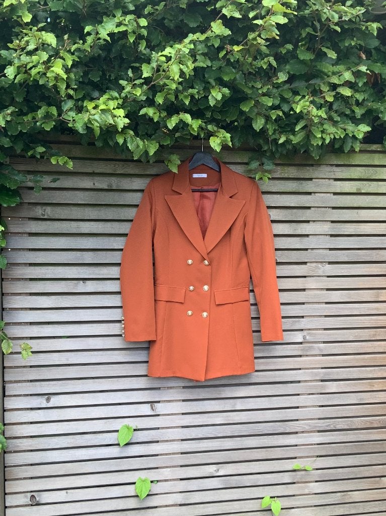 Blazer, Kleding | Dames, Bruin, Ophalen of Verzenden, Zo goed als nieuw, Jasje
