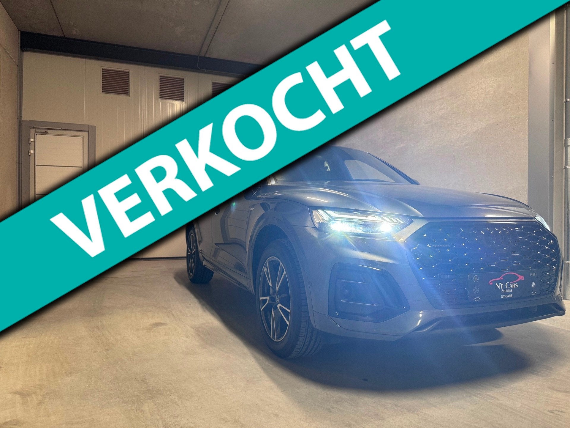 Audi Q5 Sportback 55 TFSI e S edition Competition Pano| HuD|, Auto's, Automaat, Gebruikt, Zwart, 4 cilinders