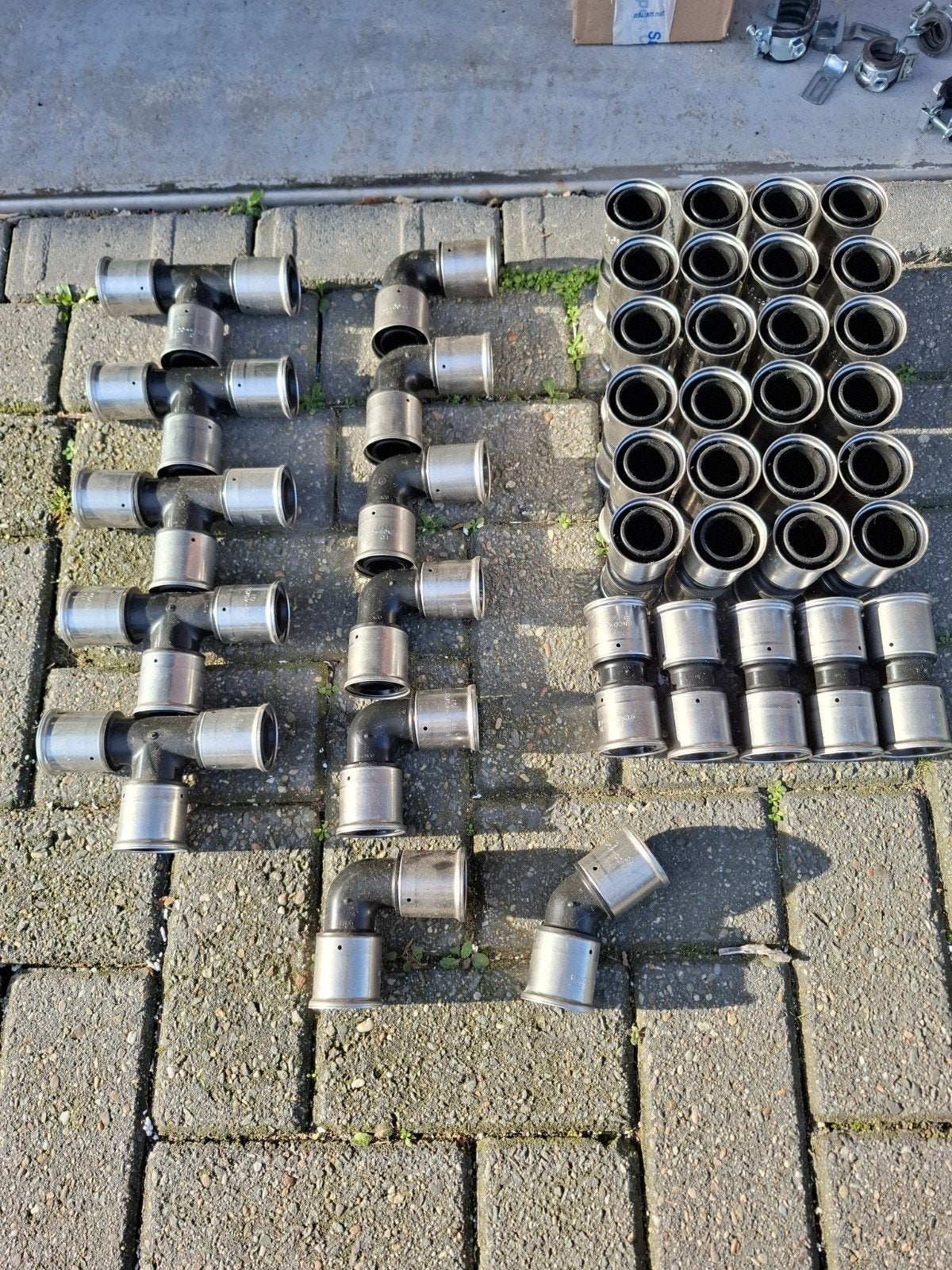 Henco 40x3,5 persfittingen en bochten - Diverse maten, Doe-het-zelf en Verbouw, Ophalen of Verzenden
