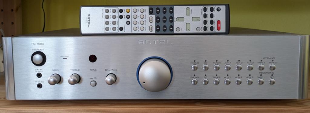 Te koop: high-end Rotel rc-1580 voorversterker, Ophalen, Zo goed als nieuw, Overige merken