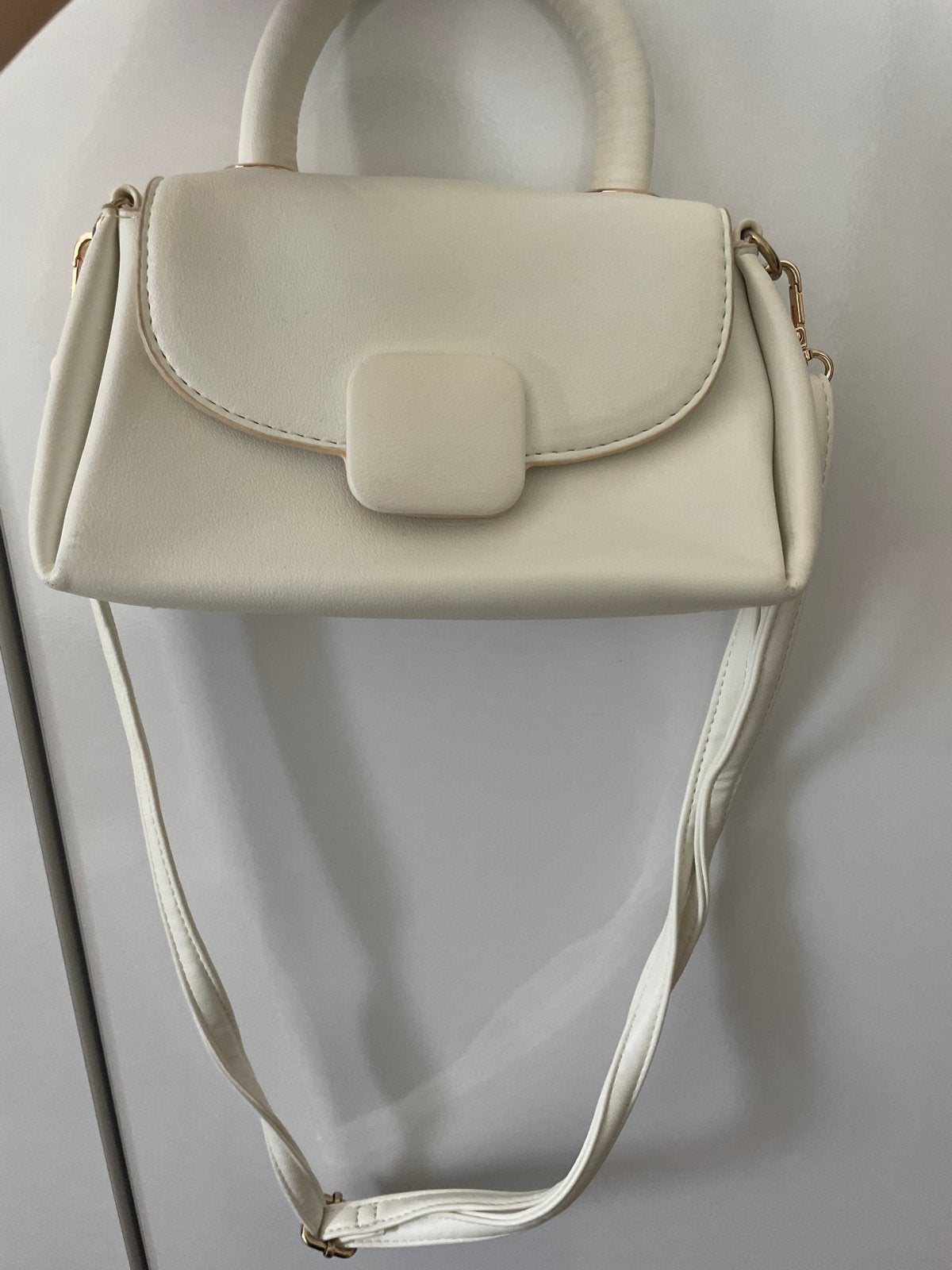 Witte handtas van Primark, nog in goede staat, Ophalen of Verzenden, Gebruikt, Wit, Handtas