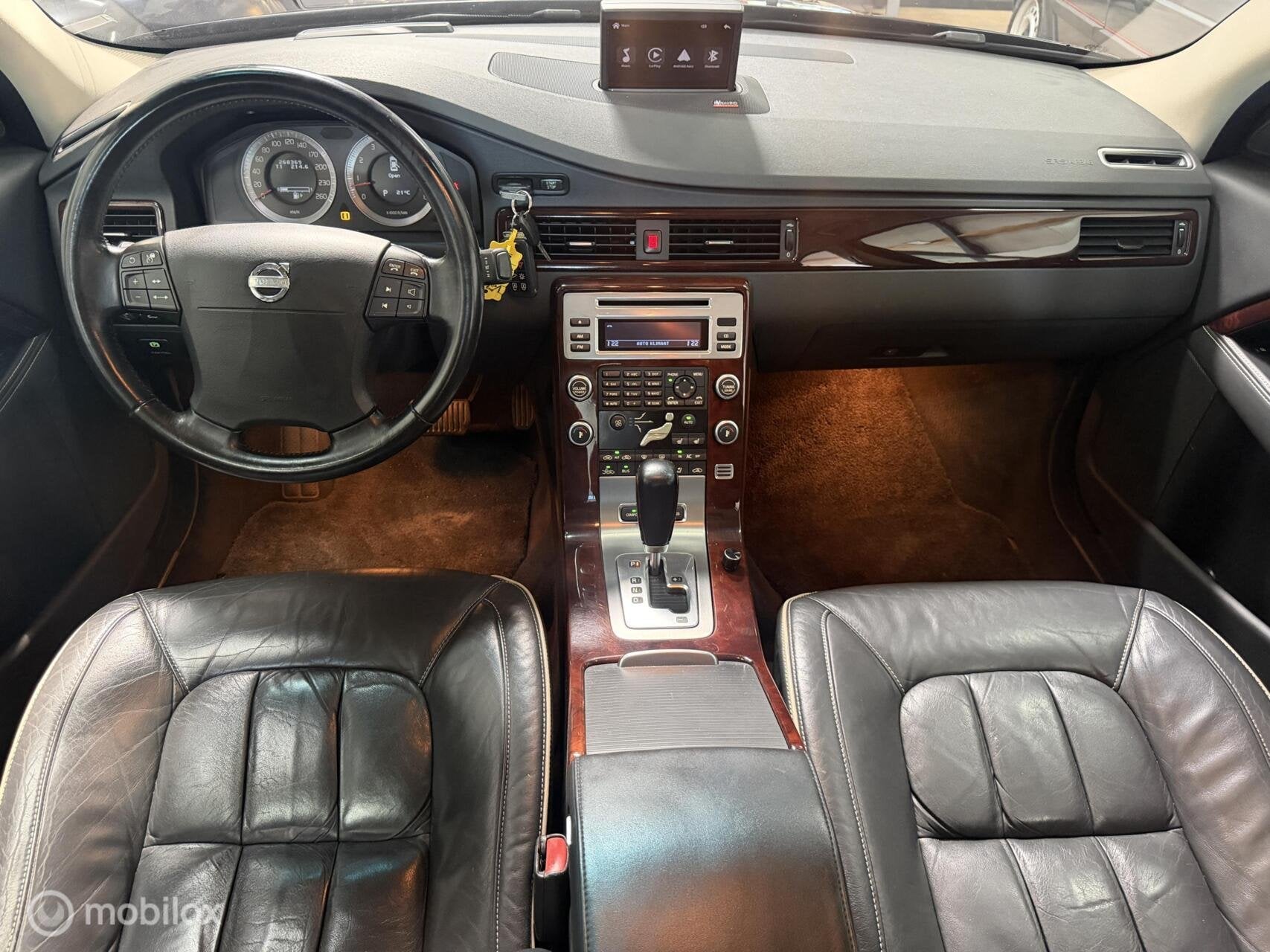 Volvo S80 4.4 AWD Executive NL-AUTO / BTW / LUXE, Auto's, Volvo, 1734 kg, Gebruikt, 8 cilinders, Blauw