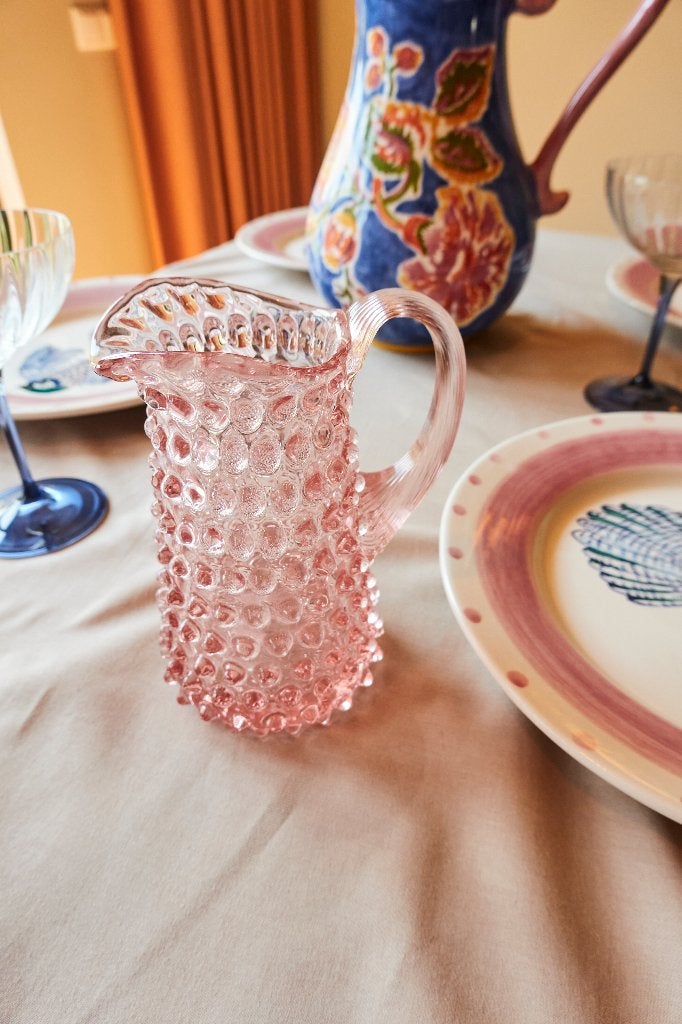 Roze vaas Anna van Toor twv EUR 96,-, Ophalen, 23 cm, Nieuw, Glas