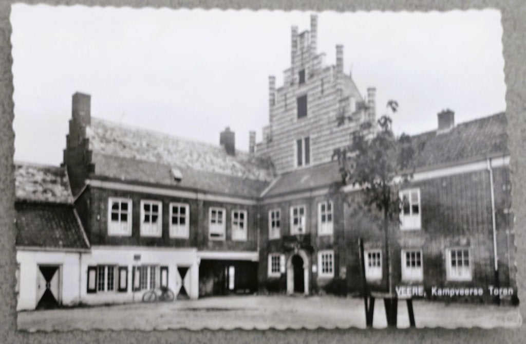 ansichtkaart Zeeland e/o nr. 33 - Veere, Verzamelen, Ansichtkaarten | Nederland, Ophalen of Verzenden, 1940 tot 1960, Gelopen