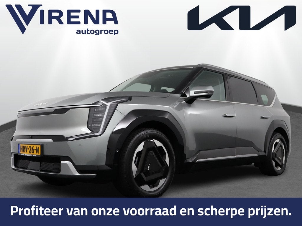 Kia EV9 Plus Advanced AWD 99.8 kWh - Panoramisch schuif-/kan, Auto's, Kia, Automaat, 2531 kg, Met garantie (alle), Elektrisch
