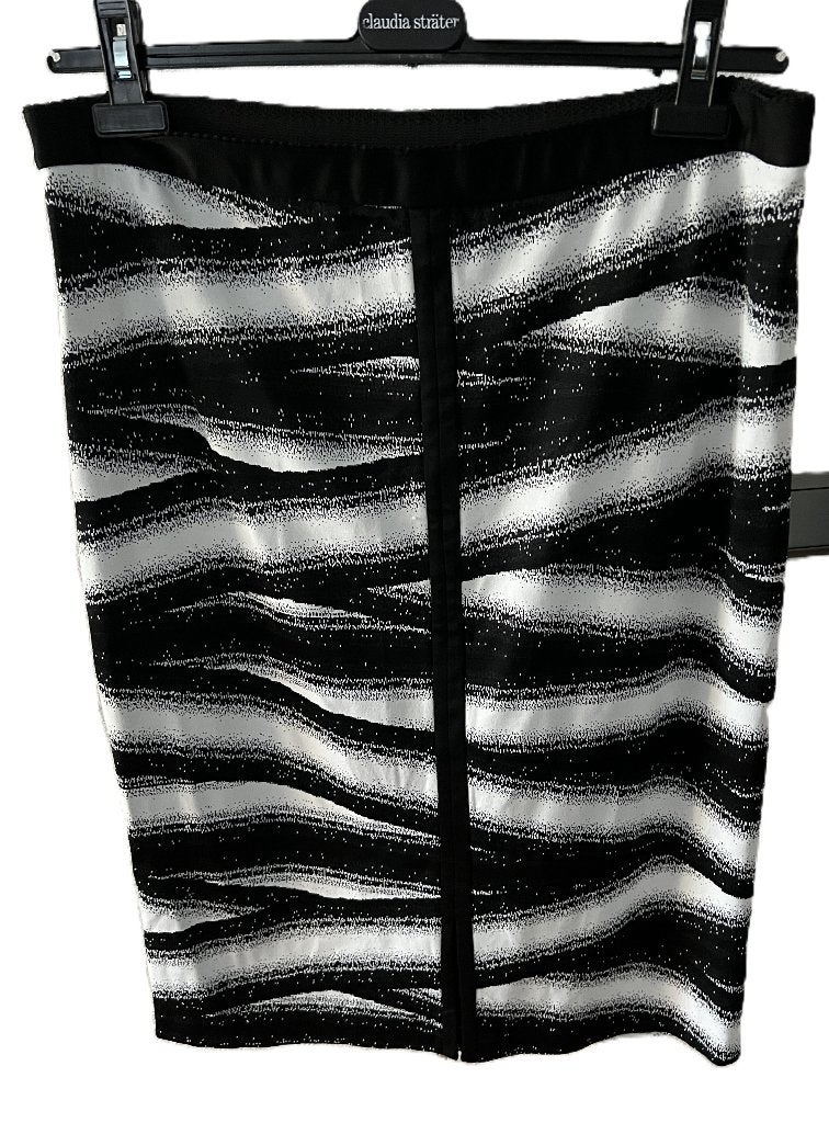 Nieuw Claudia Strater elastische rok 44 zwart wit, Verzenden, Zwart, Maat 42/44 (L), Nieuw