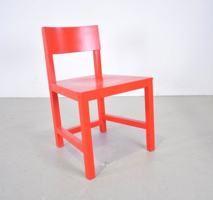 4x Moooi AVL Chairs, Ophalen, Gebruikt, Vier, Rood
