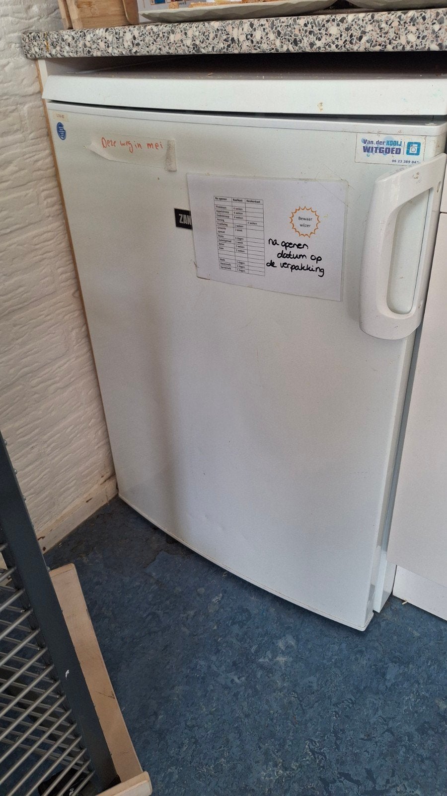Koelkasten vaatwassers boilers en vriezers, Vrieskast, Gebruikt, Minder dan 60 cm, Vrijstaand