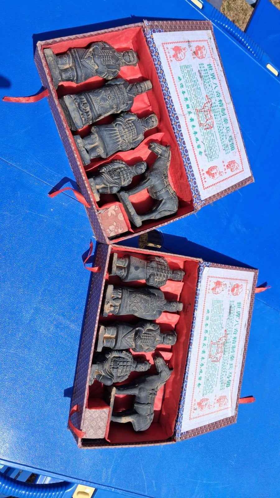 Terracotta Leger Beeldjes Set - Chinese Krijgers, Ophalen of Verzenden, Gebruikt