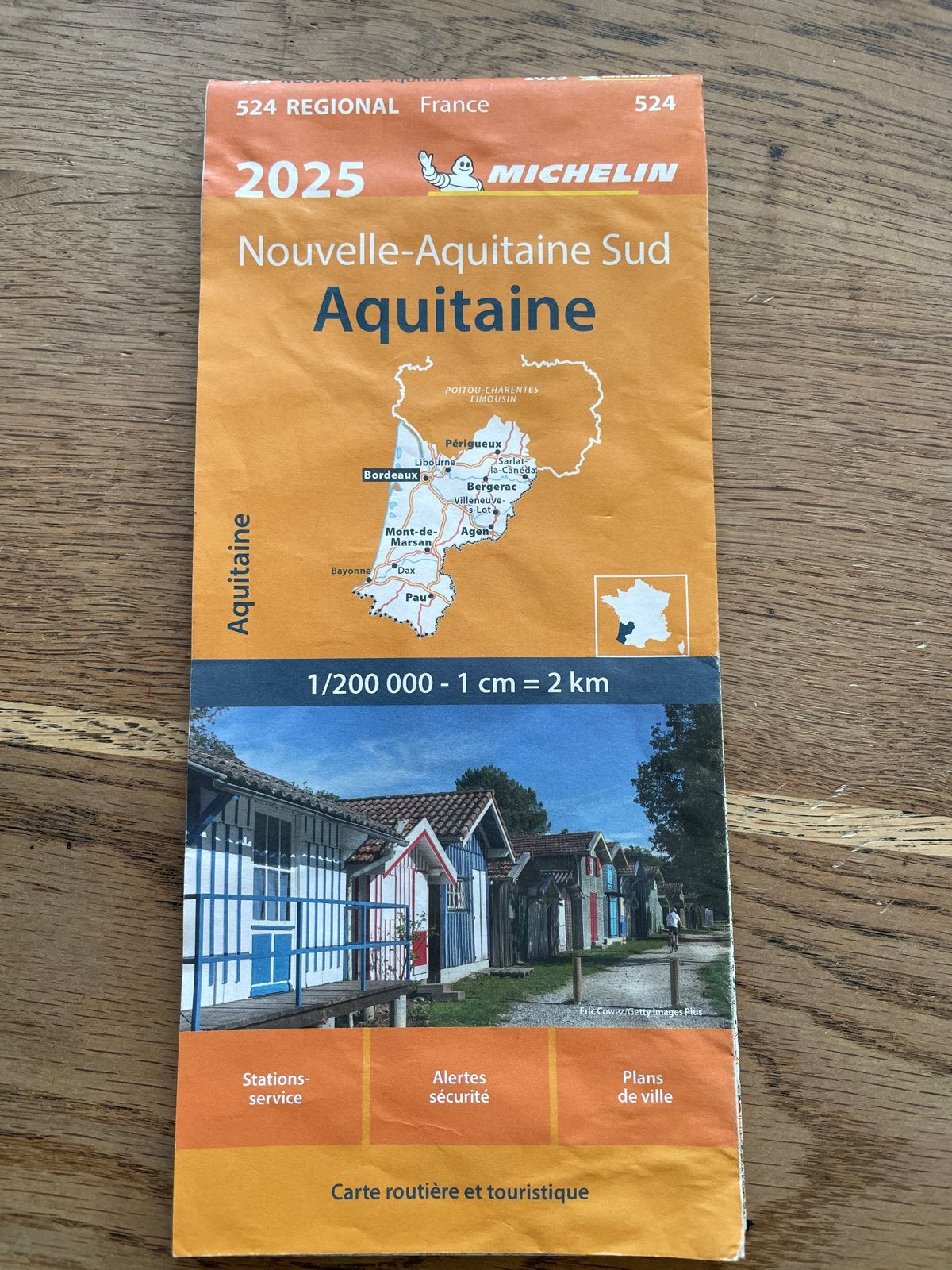 Michelin wegenkaart Nouvelle-Aquitaine Sud Aquitaine 2025, Boeken, Atlassen en Landkaarten, Ophalen, 2000 tot heden, Frankrijk