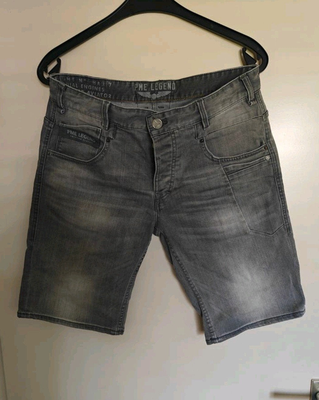 Zeer nette PME Legend Aviator korte broek mt 33, Verzenden, W33 - W34 (confectie 48/50), Grijs, Pme Legend