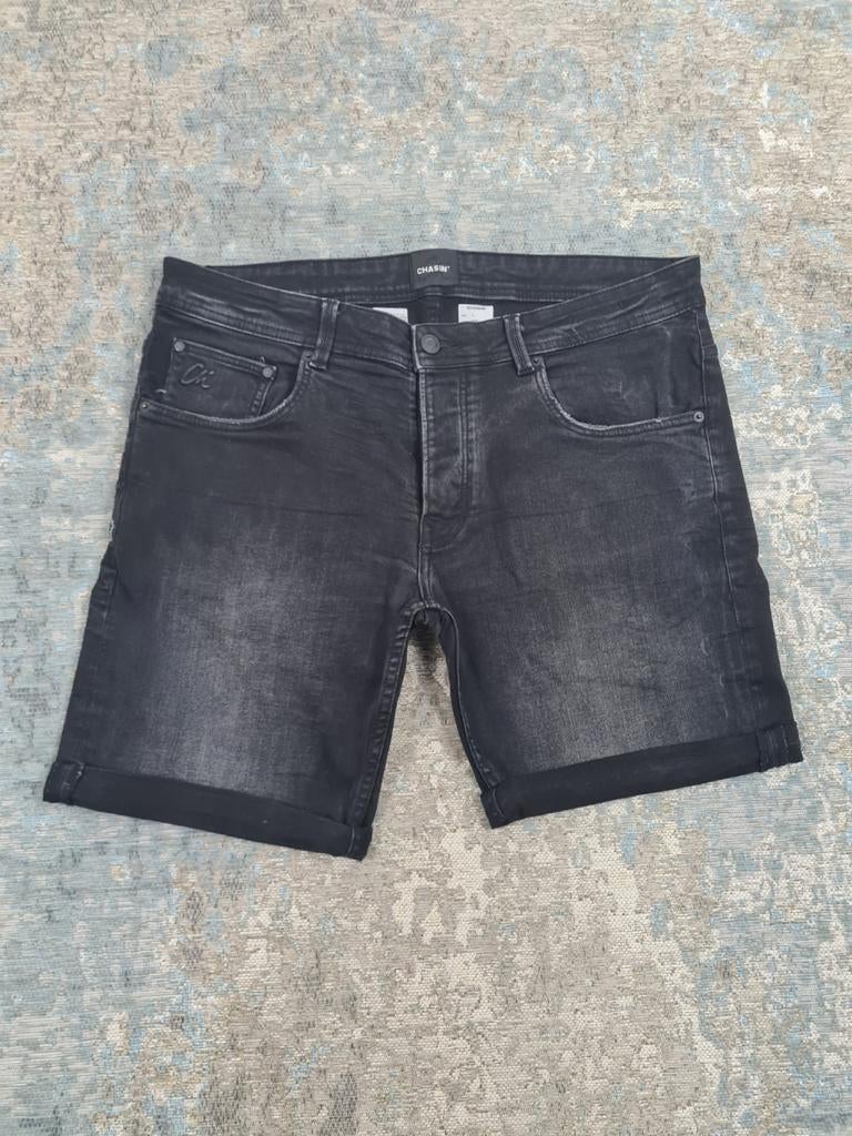 Chasin EGO Short W36 Slim STRETCH Bronno3632 Bronno3634, Kleding | Heren, W36 - W38 (confectie 52/54), Chasin, Chasin B.V., Zwart