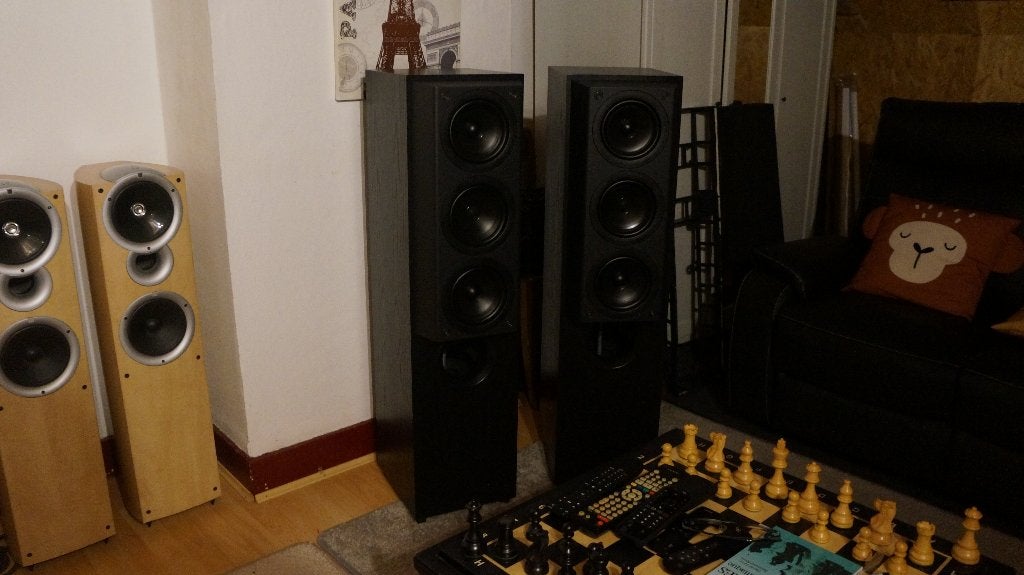 KEF REF 105/3, Audio, Tv en Foto, Luidsprekers, Zo goed als nieuw, 120 watt of meer, Front, Rear of Stereo speakers, Ophalen