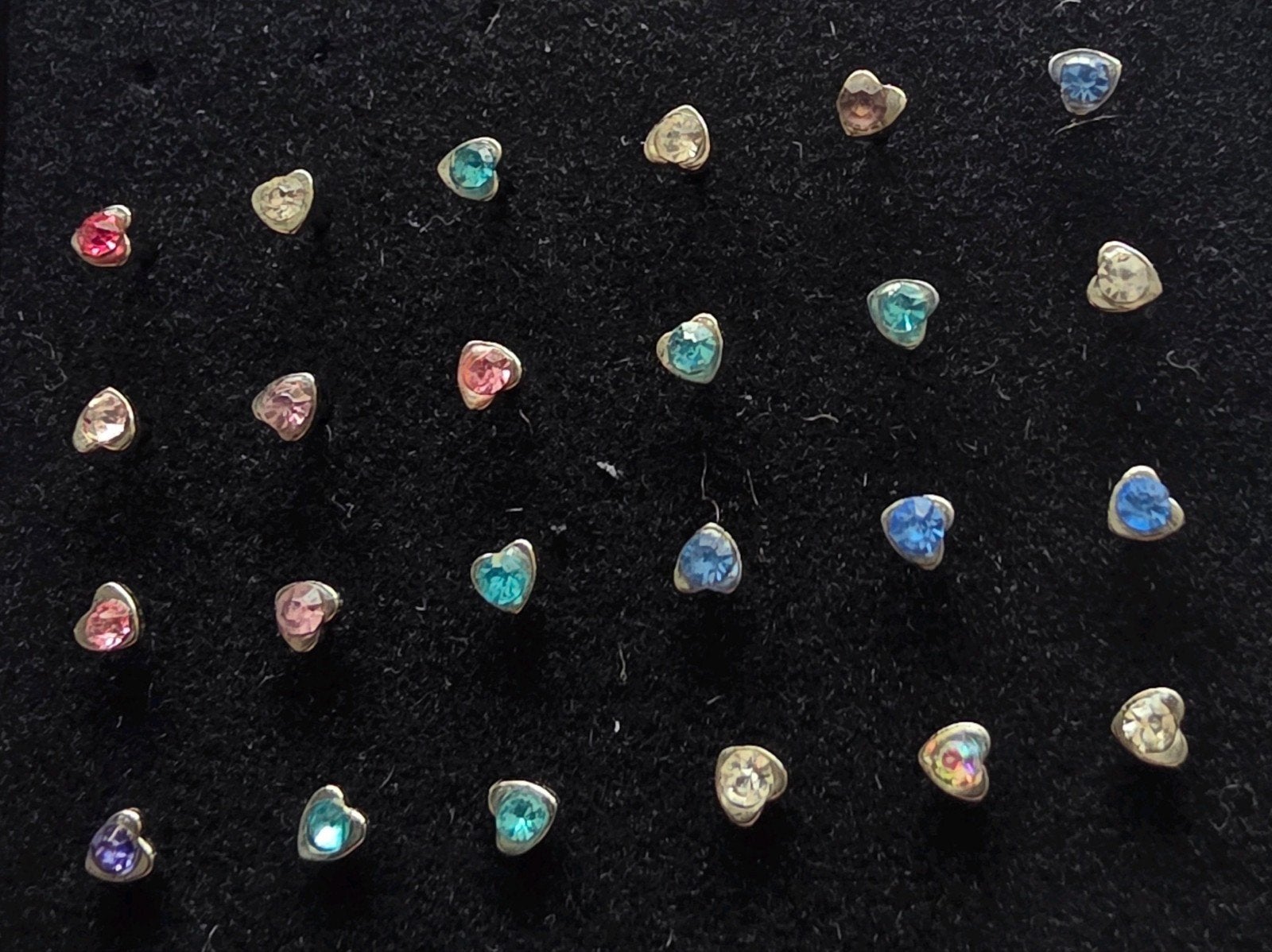 24 Neuspiercings Studs 316L RVS met Strass, Sieraden, Tassen en Uiterlijk, Staal, Nieuw, Ophalen of Verzenden, Neuspiercing