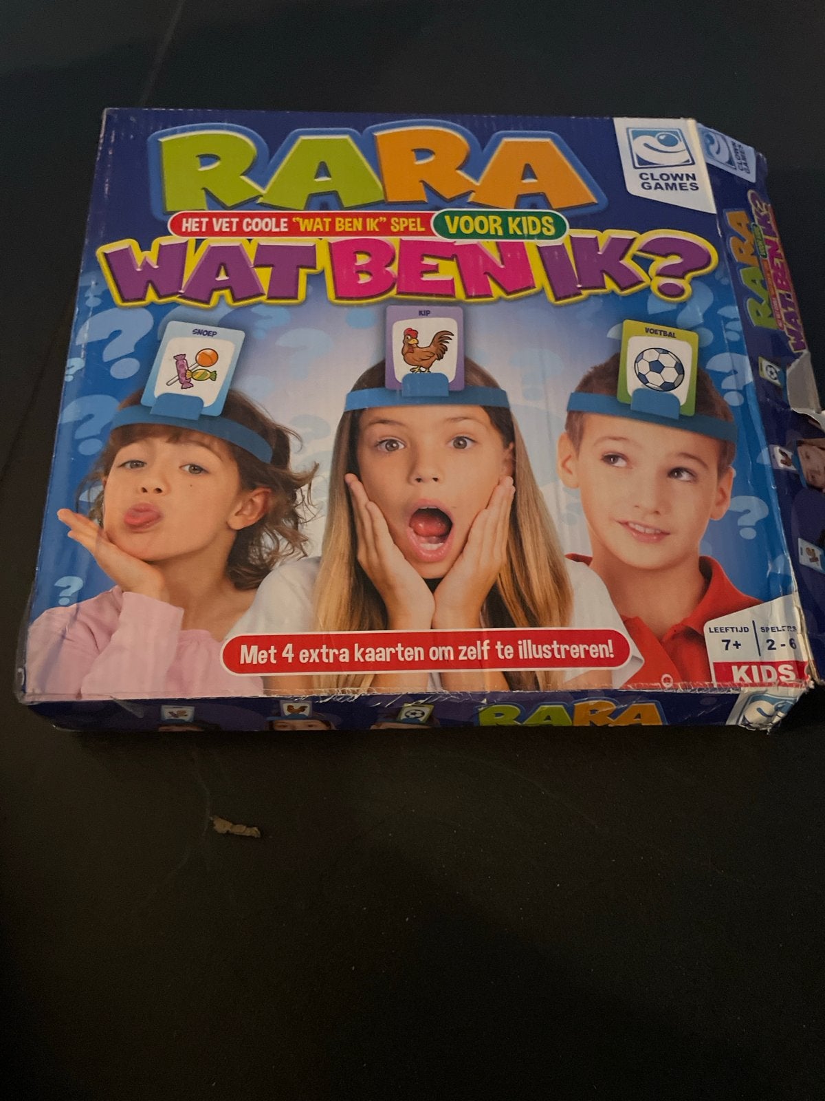 RaRa Wat Ben Ik? - Het vette coole spel voor kids!, Drie of vier spelers, Ophalen, Gebruikt