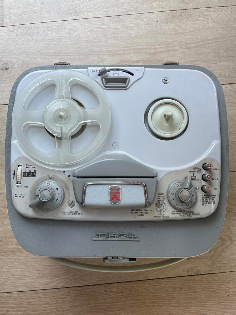 Grundig TK24 bandrecorder, Ophalen, Bandrecorder, Met banden