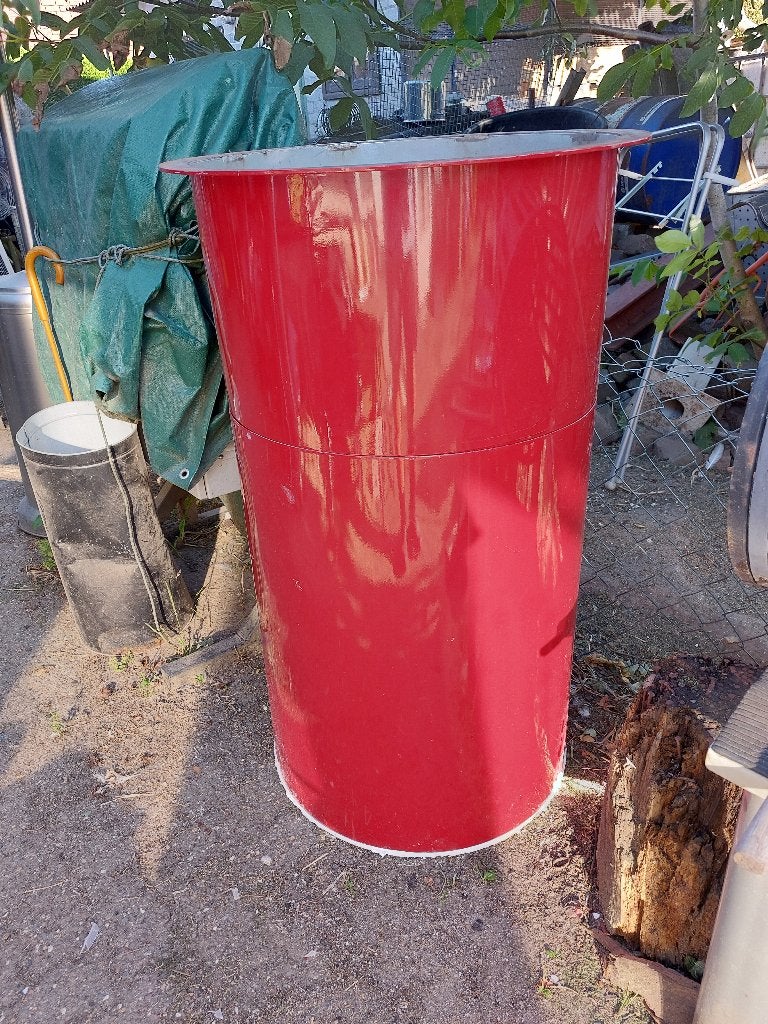 Rode vuurton / vuurkorf, Tuin en Terras, Vuurkorven, Ophalen of Verzenden, Gebruikt, Vuurton