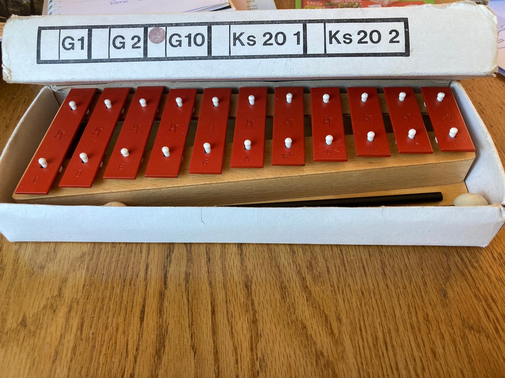 Sonor percussion glockenspiel G10, Ophalen of Verzenden, Gebruikt