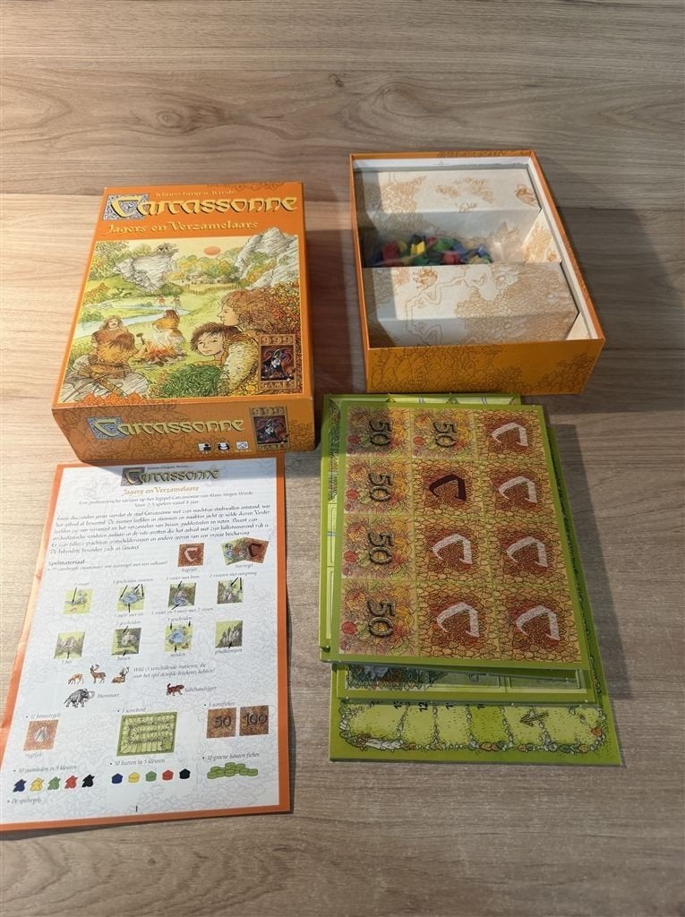 Carcassonne jagers en verzamelaars - s6743, Hobby en Vrije tijd, Gezelschapsspellen | Bordspellen, Verzenden, Zo goed als nieuw