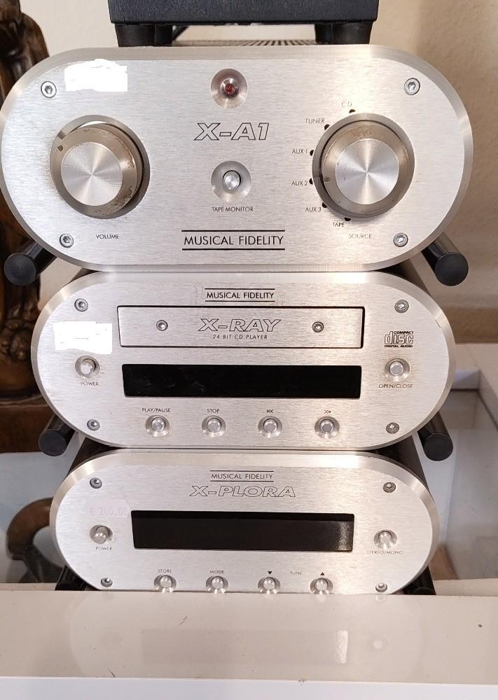 Musical Fidelity X-A1 set met cd speler, tuner en versterker, Gebruikt, Ophalen, Overige merken, Minder dan 60 watt
