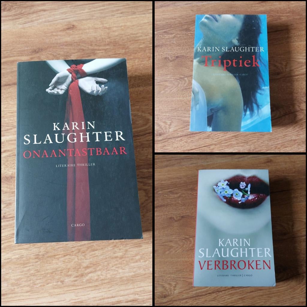 Thrillers • Karin Slaughter • o.a. Onaantastbaar, Ophalen of Verzenden, Zo goed als nieuw, Karin Slaughter