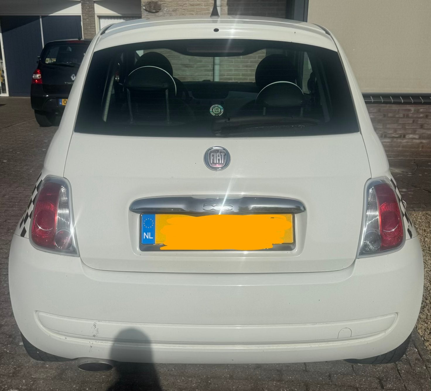 Complete achterklep fiat 500 wit (2008), Ophalen, Zo goed als nieuw