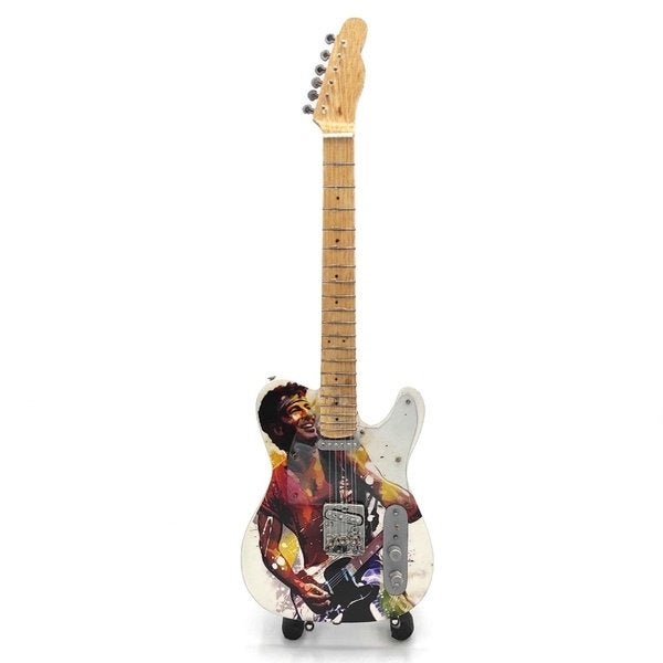 Bruce Springsteen foto kleur mini gitaar 25cm mini guitar, Info@deconoord.nl, Deco Noord, Nieuw, Ophalen of Verzenden