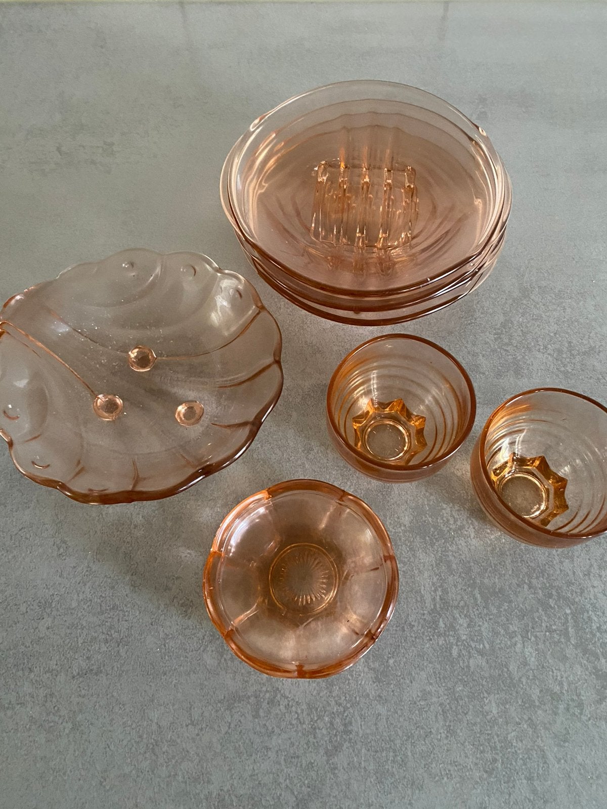 Leuke set rosé glas !, Ophalen