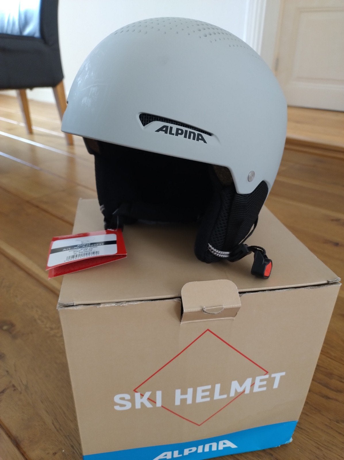 Alpina Zupo Skihelm - Grijs Mat - Maat 48-52, Overige typen, Nieuw, Skiën, Ophalen