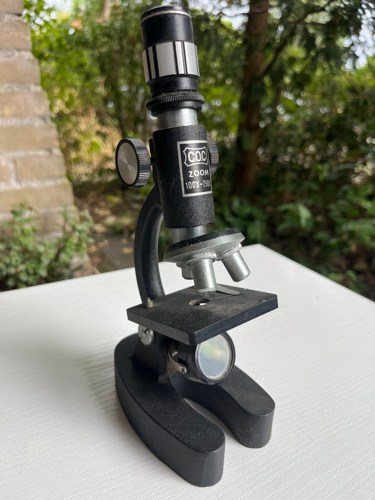 Vintage C.O.C. Zoom Microscoop (100X - 750X) – Intact!, Ophalen of Verzenden, Gebruikt, Minder dan 400x