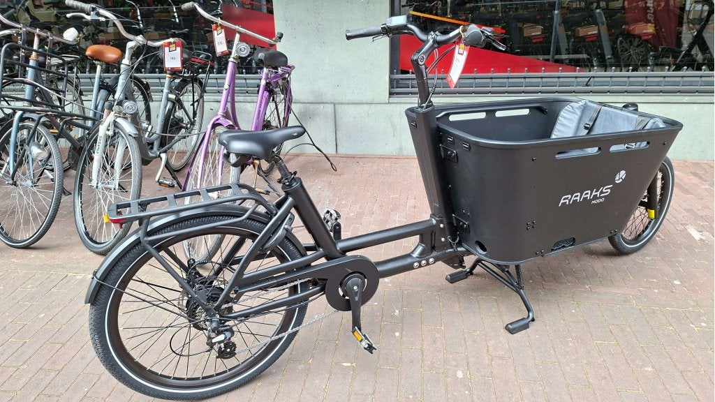 Fietshokje Raaks: Raaks Modo elektrische bakfiets, Niet ingevuld, Nieuw, Niet ingevuld, Niet ingevuld