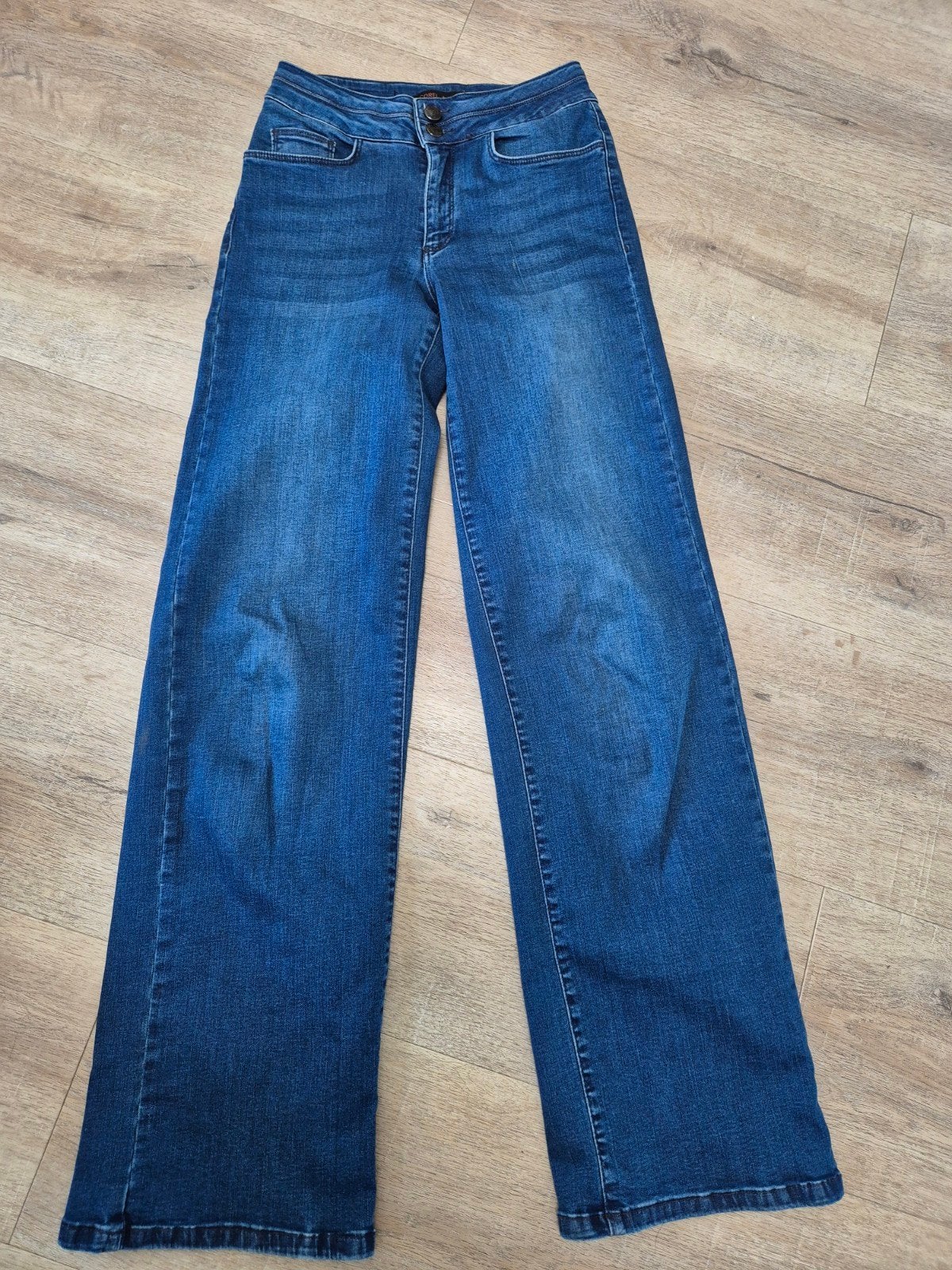 Corel Amsterdam Wide Leg Jeans maat 34, Corel Amsterdam, Blauw, Ophalen of Verzenden, Zo goed als nieuw