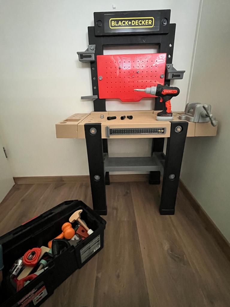 Smoby werkbank black&decker, Ophalen of Verzenden, Jongen of Meisje