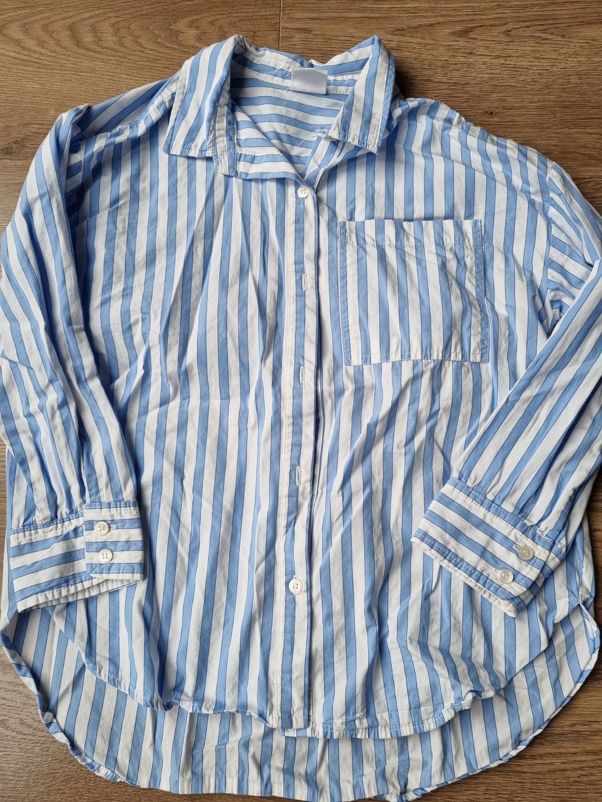 Gestreepte blouse met lange mouwen Zara, Ophalen of Verzenden, Meisje, Overhemd of Blouse