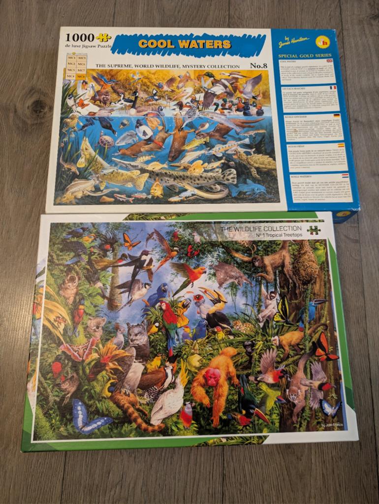 The wildlife collection puzzels, Ophalen of Verzenden, 500 t/m 1500 stukjes
