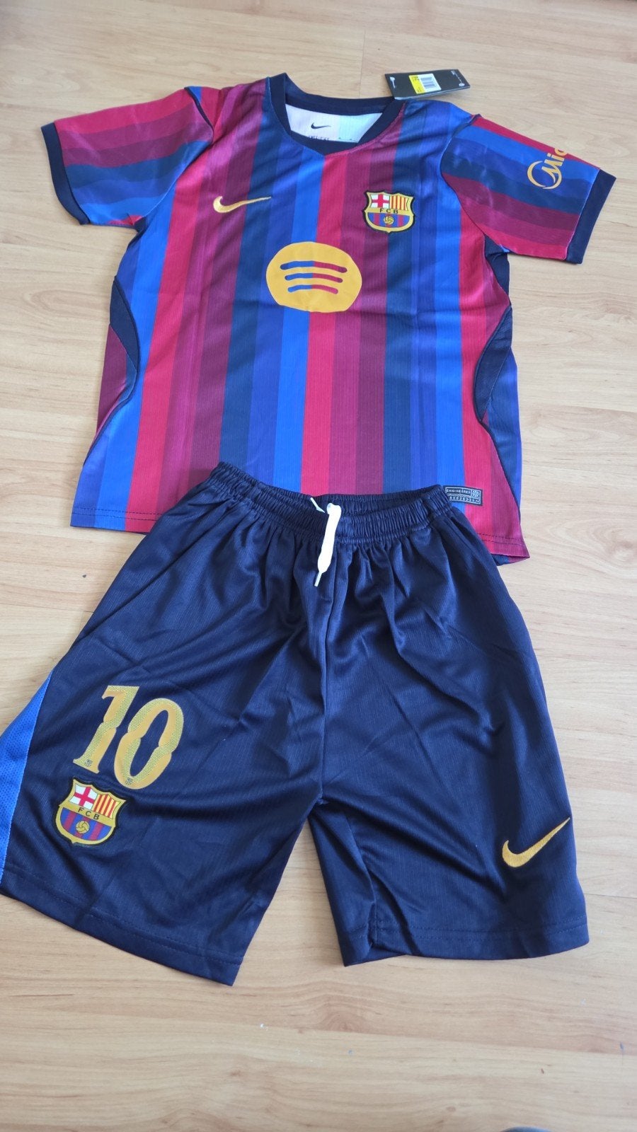 Barcelona Thuistenue Yamal - Maten 128 t/m 164, Set, ., Nieuw, Ophalen of Verzenden