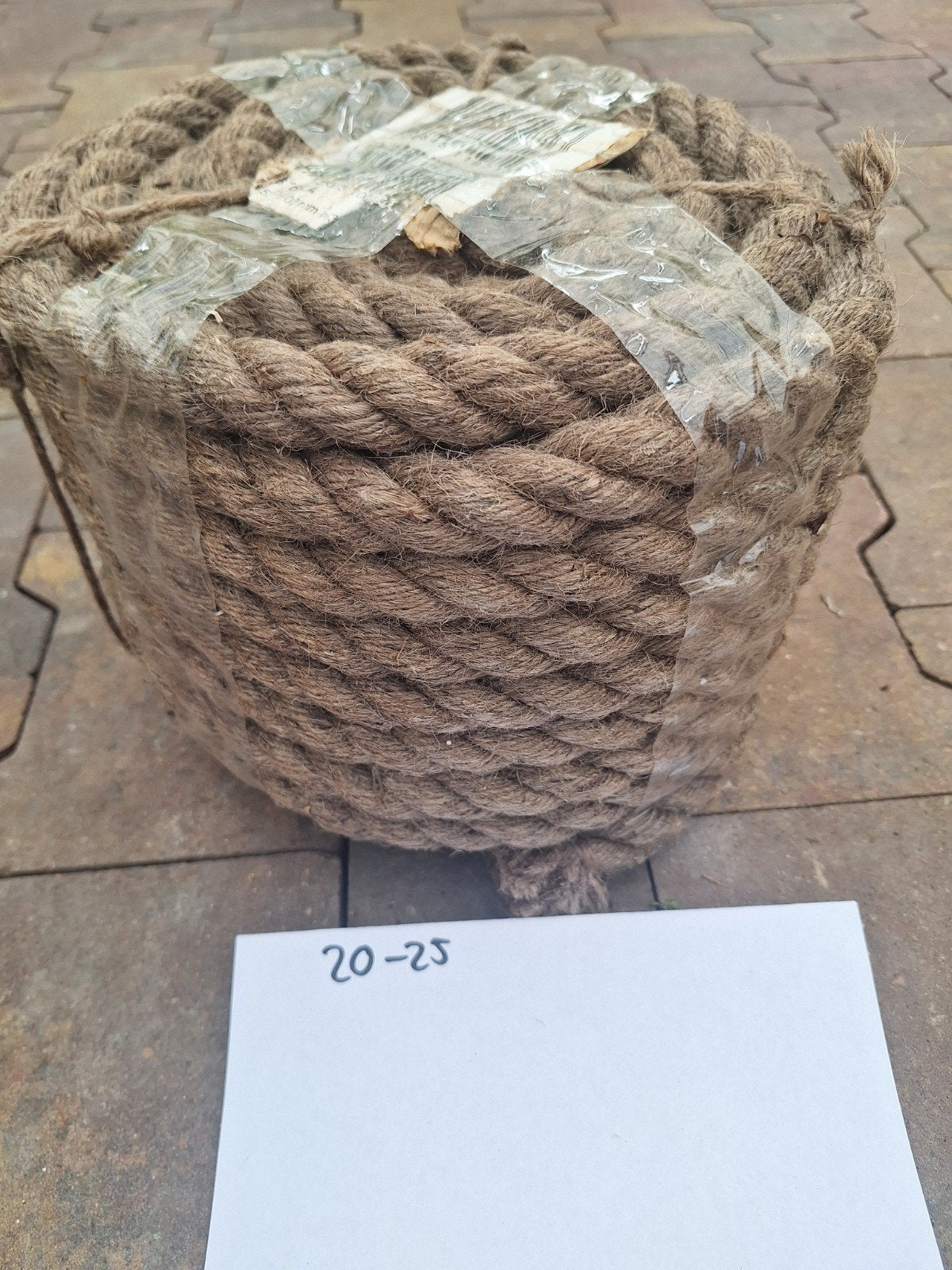 Jute touw 20 mm 25 meter, Ophalen of Verzenden, Nieuw